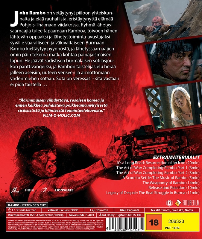 Rambo (Extended Cut) Blu Ray